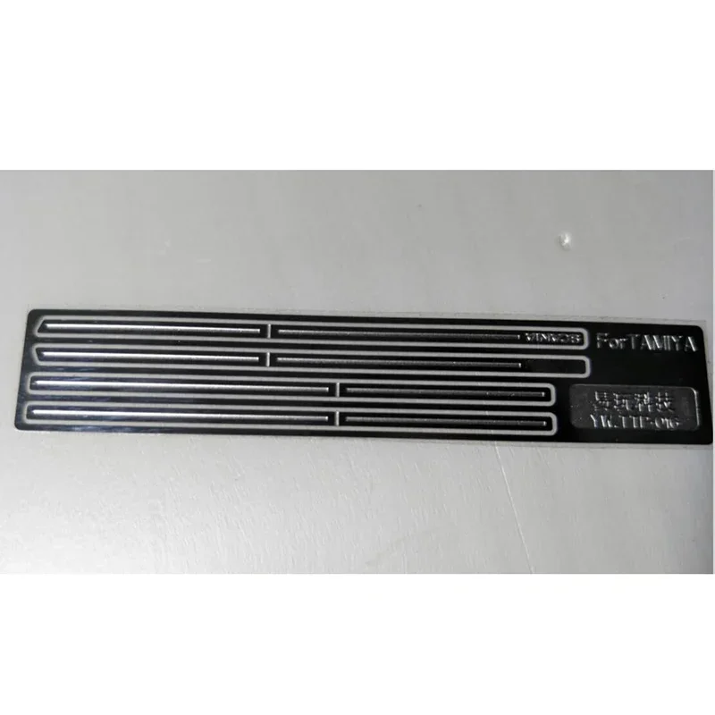 ตกแต่งแถบโลหะด้านข้างสําหรับ 1/14 Tamiya RC รถบรรทุกรถ Scania R730 56323 MAN อะไหล่ DIY ของเล่น