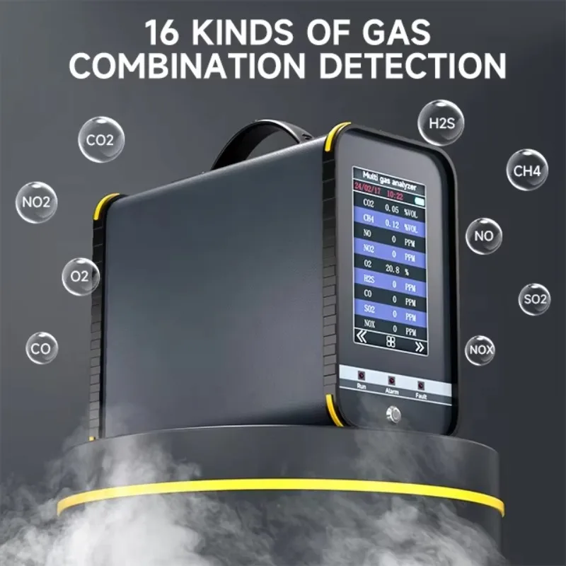 Portable Flue Gas Analyzer, No2 Combustible Argon Ch4 Sf6 Methane Multi-Gas Analyzer