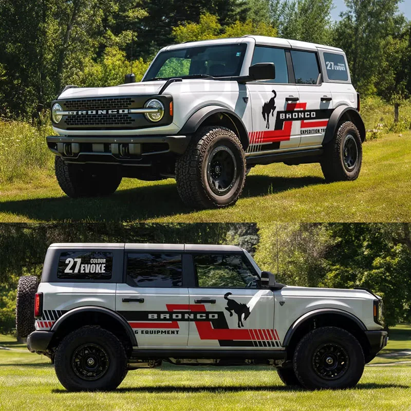 

Виниловая наклейка для автомобиля ДЛЯ Ford Bronco, модификация внешнего вида кузова, модные спортивные аксессуары для наклеек