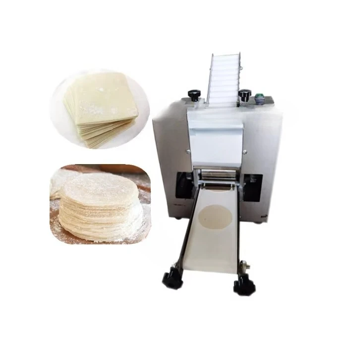 Dumpling skin wrapping paper cutting machine, making machine, corn cake making machine, commercial