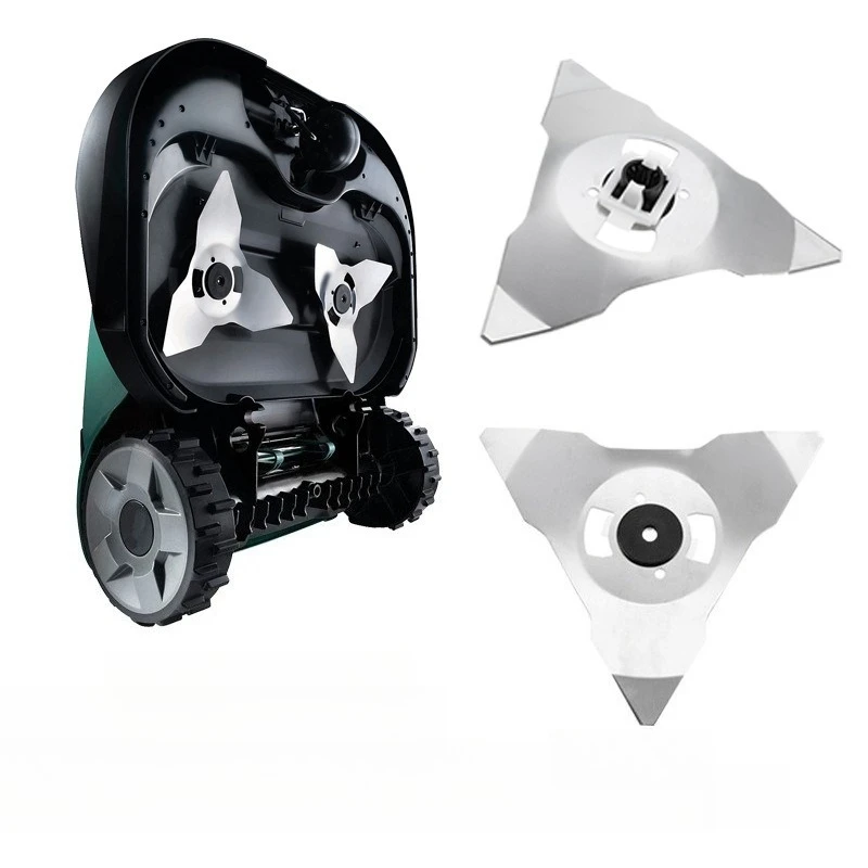 Grande lame de tondeuse à gazon triangulaire, lame de coupe de remplacement Robomow RS RC en acier inoxydable pour jardin
