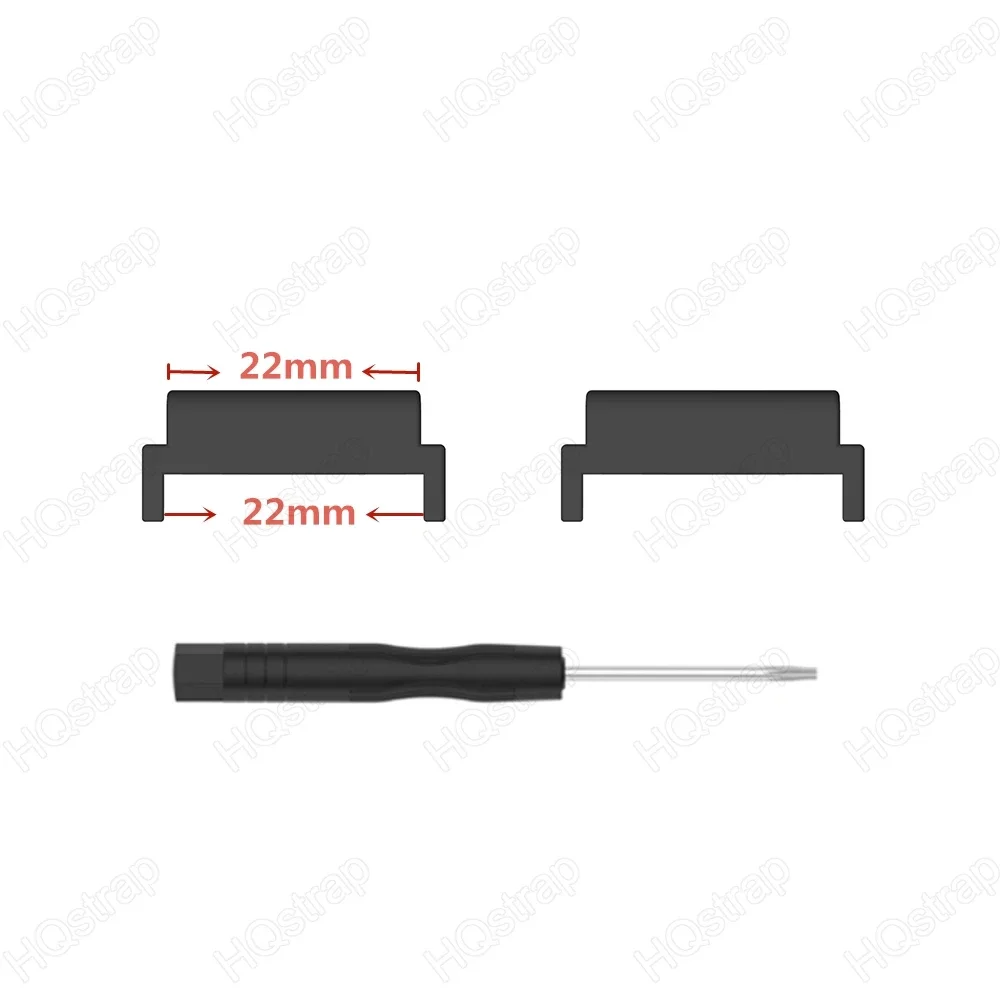 2pcs Metal Screw Rod Connector for Huami for Amazfit T-rex Ultra 22mm Watch Strap Adapter for Amazfit Smartwatch Accessories