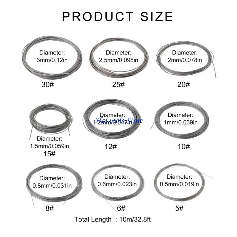 X37E Stainless Steel Wire Rope Cable for Deck Railing Handrail Safety System