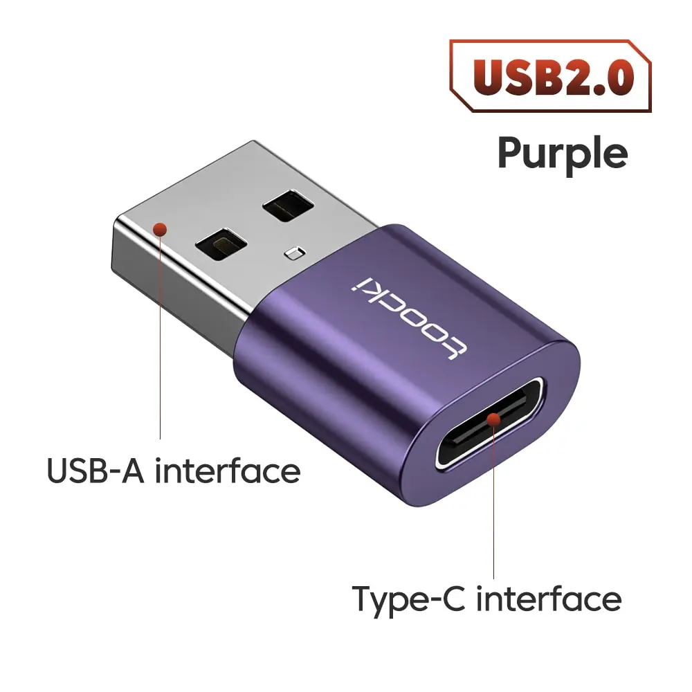 Toocki otg usb 3,0 zu typ c adapter micro to typ c männlich zu usb 2,0 weiblich konverter für macbook xiaomi samsung otg stecker