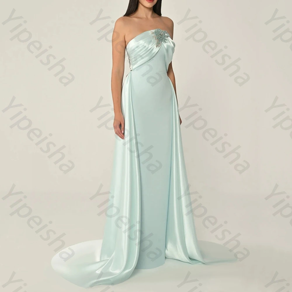 Off The Shoulder Sleeveless Evening Dresses Elegant Backless Long Dress Exquisite High Quality Prom Party Gowns Women Customized