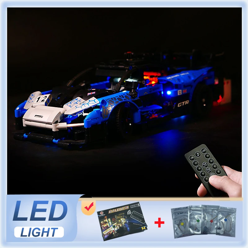 

DIY RC LED Light Kit For LEGO 42123 Technical Sports Car (Only LED Light,Without Blocks Model)