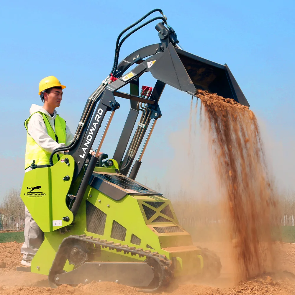 

Factory Customized High Quality Earth-moving Machinery Skid Steer Loader 800KG Multifunction Agricultural Mini Skid Steer Loader