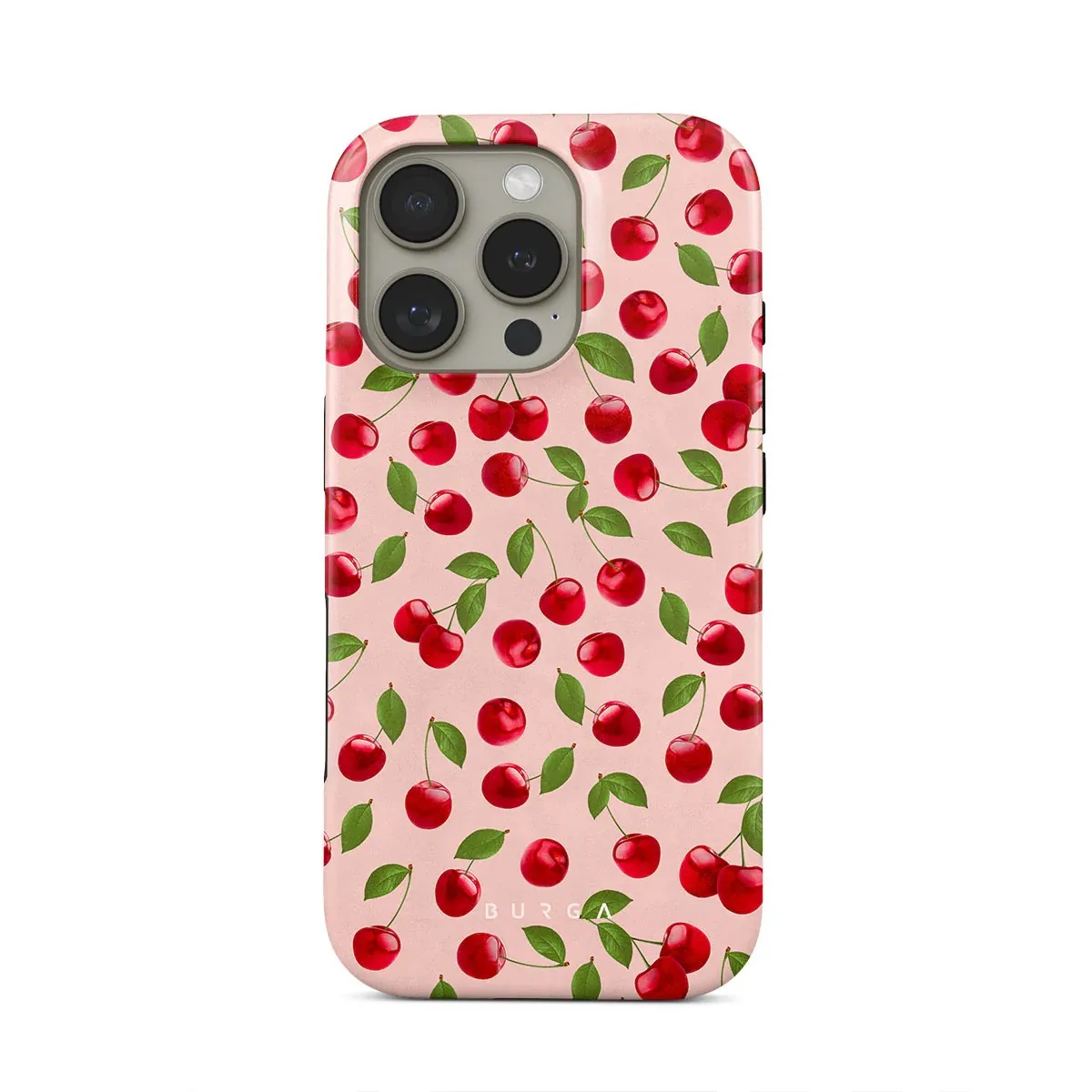 

Ins Cute Cherry Pattern Hot Phone Case for IPhone 16 15 14 13 12 11 Pro Max Plus Luxury Magnetic Double-layer-BURGAS-Back Cover