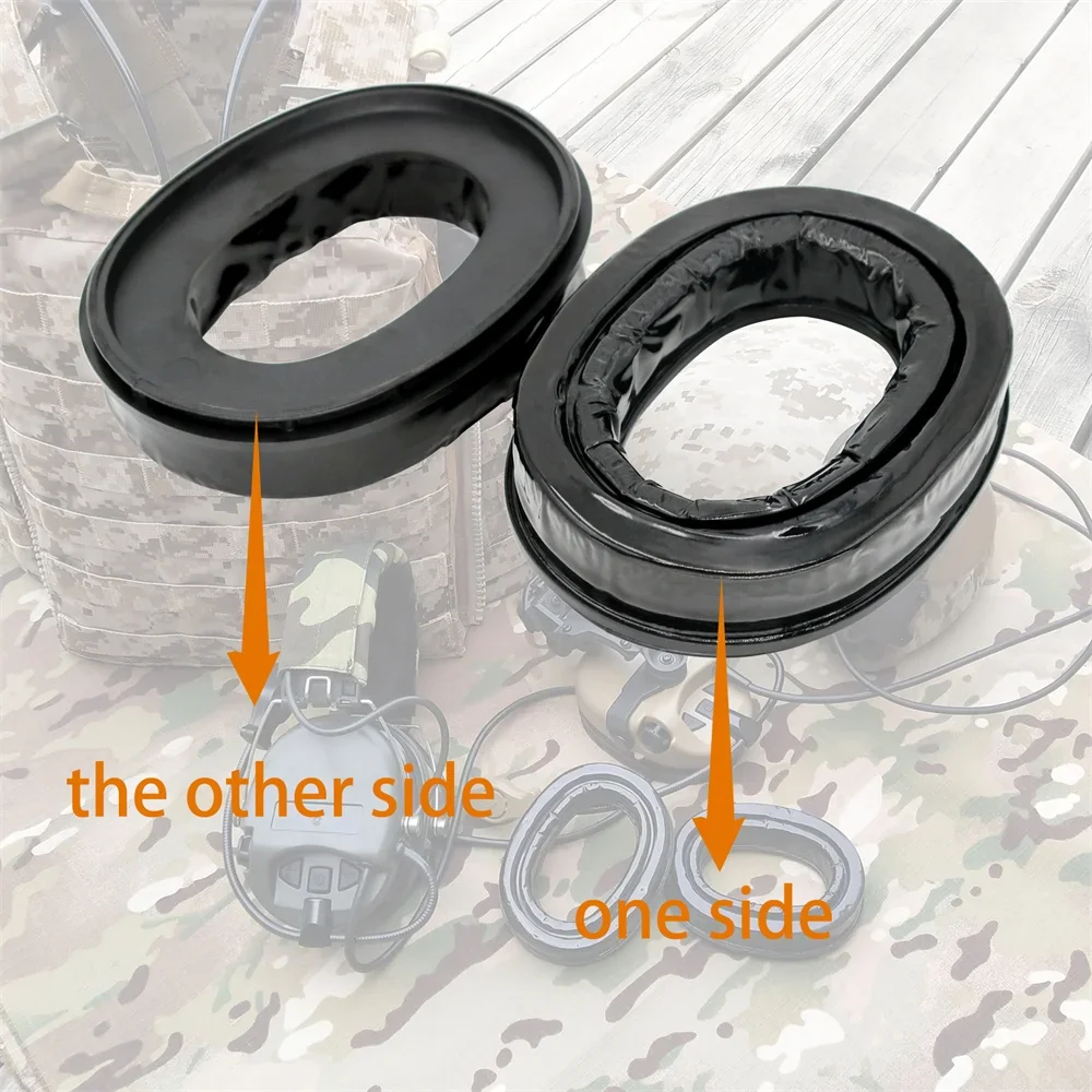 Tactical Headset Adapter Gel Ear Pads for MSA SORDIN Headset Electronic Earmuffs Hearing Protection Airsoft Shooting Headset