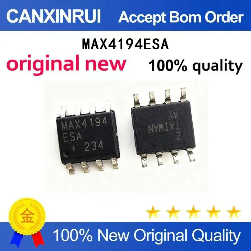 

(5-100 Pieces) New MAX4194ESA+T MAX4194ESA SMT SOP8 operational amplifier IC instrument amplifier chip IC