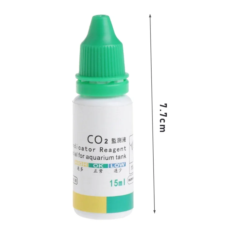 CO2 Fish Tank Diffuse Glass Drop Checker for Co2 Monitor Glass Drop Checker PH Long Term Indicator Monitor Tester Combination