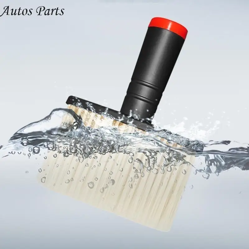 57BA Car Cleaning Brush Soft Bristles Auto Interior Detailing Dust Brushes Car Dust Sweeping Tools for Air Outlet Dashboard