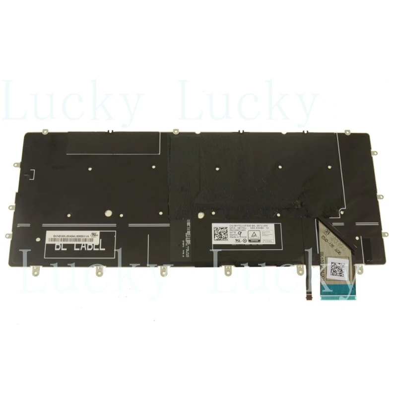 f 06Y7DJ FOR DELL XPS 13 9370 9380 7390 Laptop Backlit Keyboard