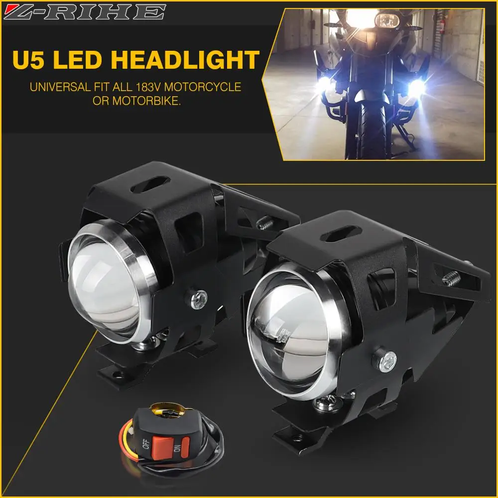 

For HONDA NC700 NC700S NC700X NC750 NC750S NC750X 125W 12V U5 Motorcycle Headlights LED Spotlight Head Lamp Spot Fog Lights