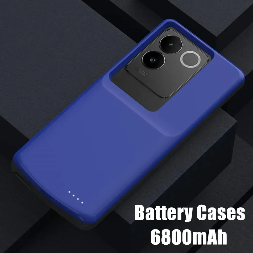 JayoWade 6800Mah Battery Charger Case For VIVO S17 Pro Power Case S17E S17 Pro Power Bank Phone Cover For VIVO S17 Pro