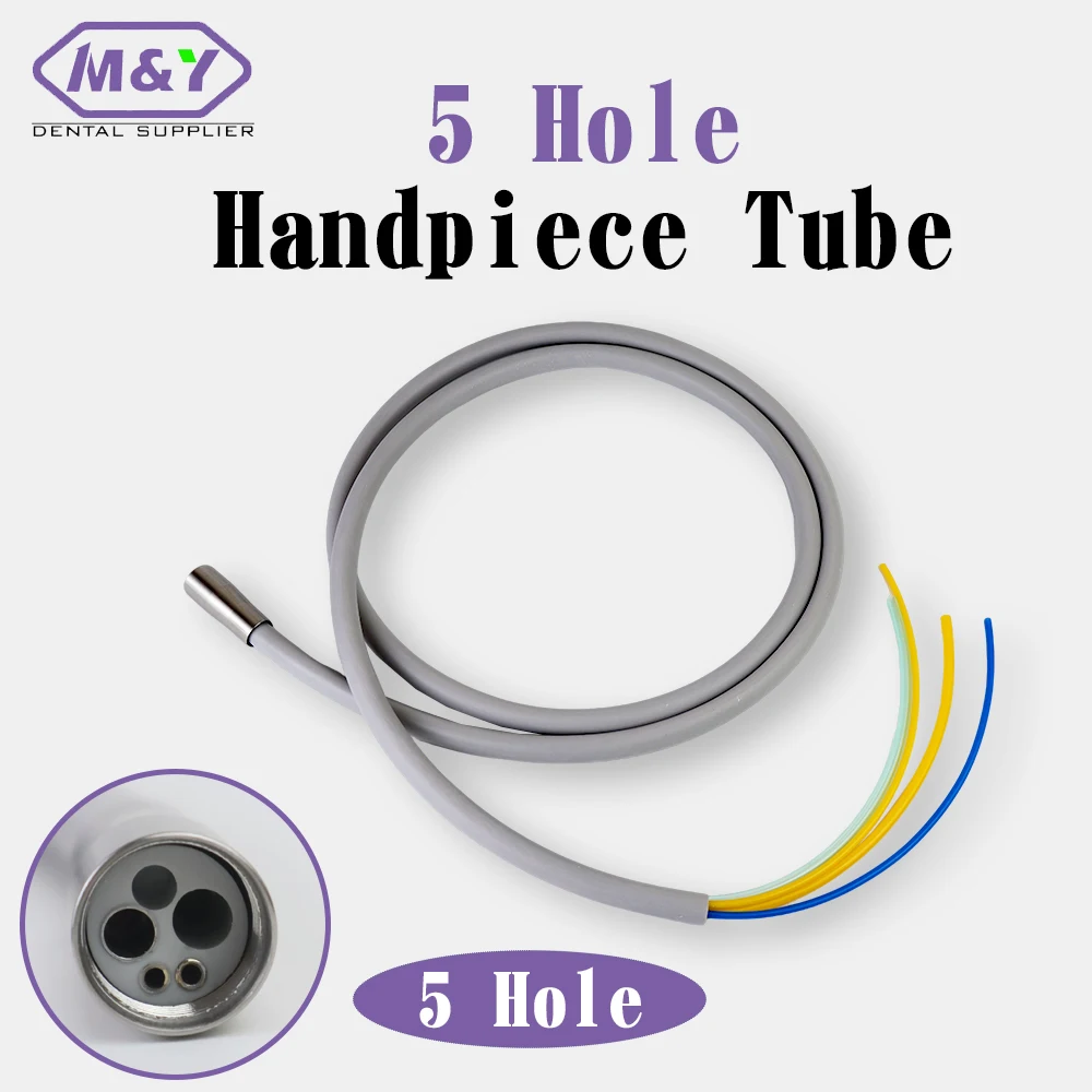 

High quality 5 Holes Dental Handpiece Tube Dental Chair Unit Parts Dental Equipment Connecting Rubber Tube