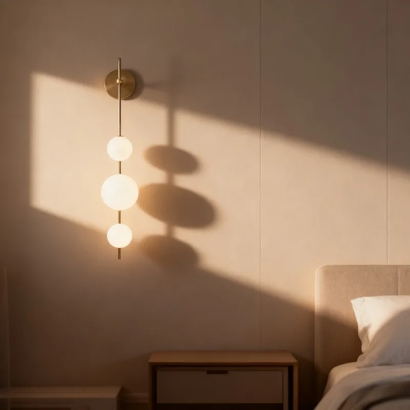 

Nordic Vertical Globle Wall Lamp Sconce Light for Living Room Bedroom