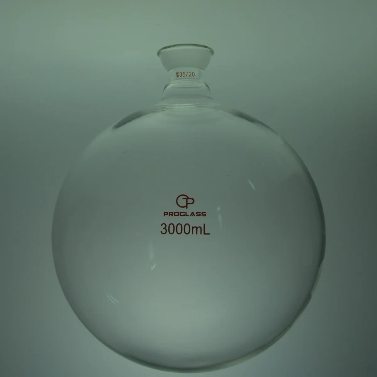 

Flasks,Heavy wall,Round bottom,Single neck,Spherical Joints,35/20 Joint,Handle blowing