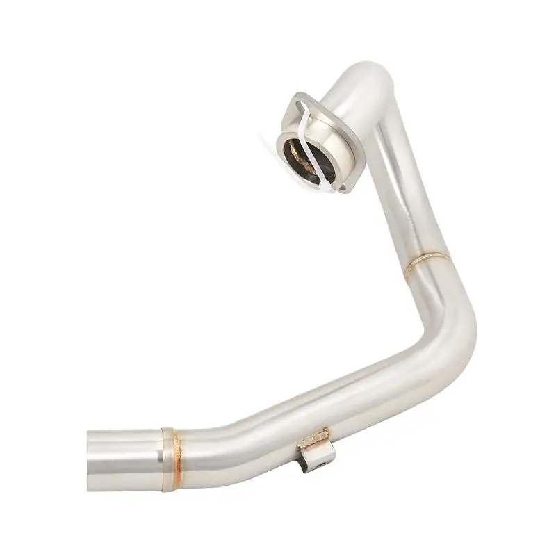 Slip On For Suzuki DRZ400 S \ SM 2000-2022 Motorcycle Exhaust Pipe Front Link Pipe Muffler Escape Stainless Steel  Header Tube