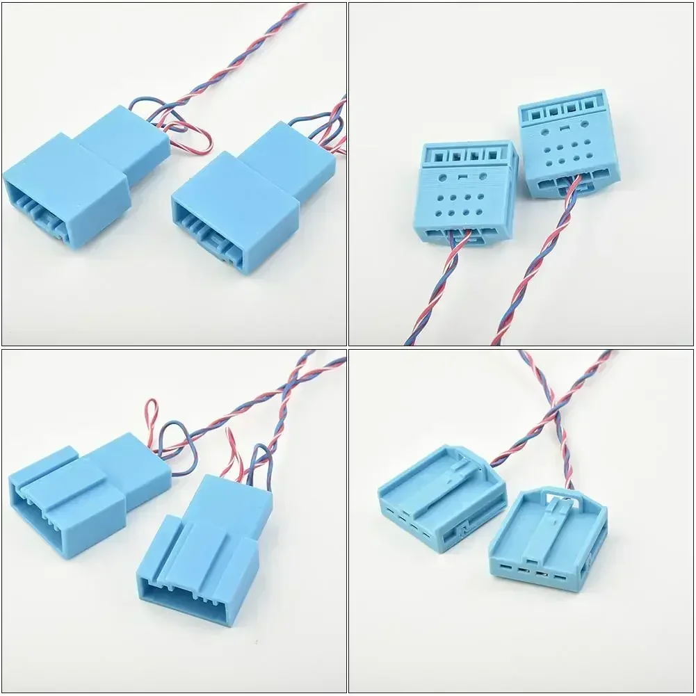 

2PCS Car Cable for BMW sub-woofer adapter cable 2 Underseat Subwoofer Connector Harness Pigtail cable adaptor car Accessories