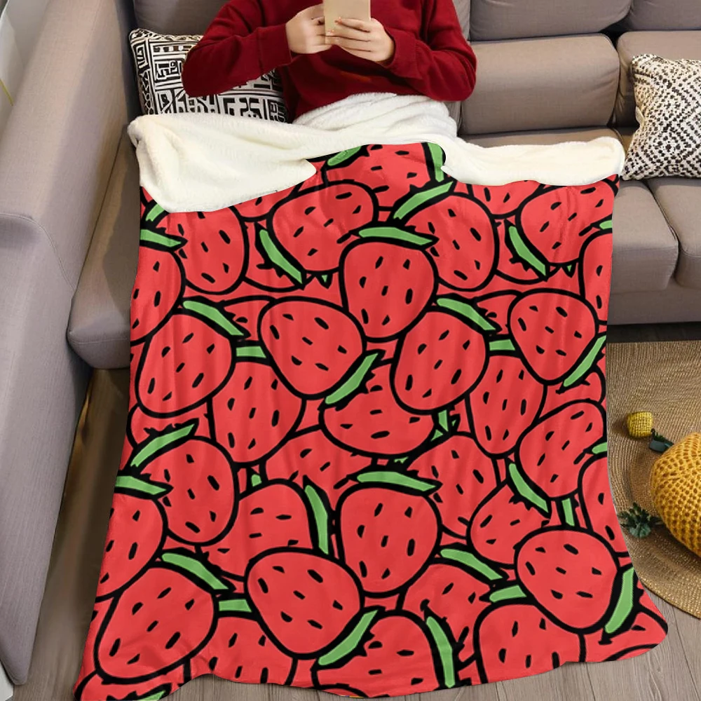 Cream Yellow Lemons Blue Cute Flannel Fleece Throw Blanket Soft Plush Bed Couch Cover Perfect Gift for Women Girls Kids