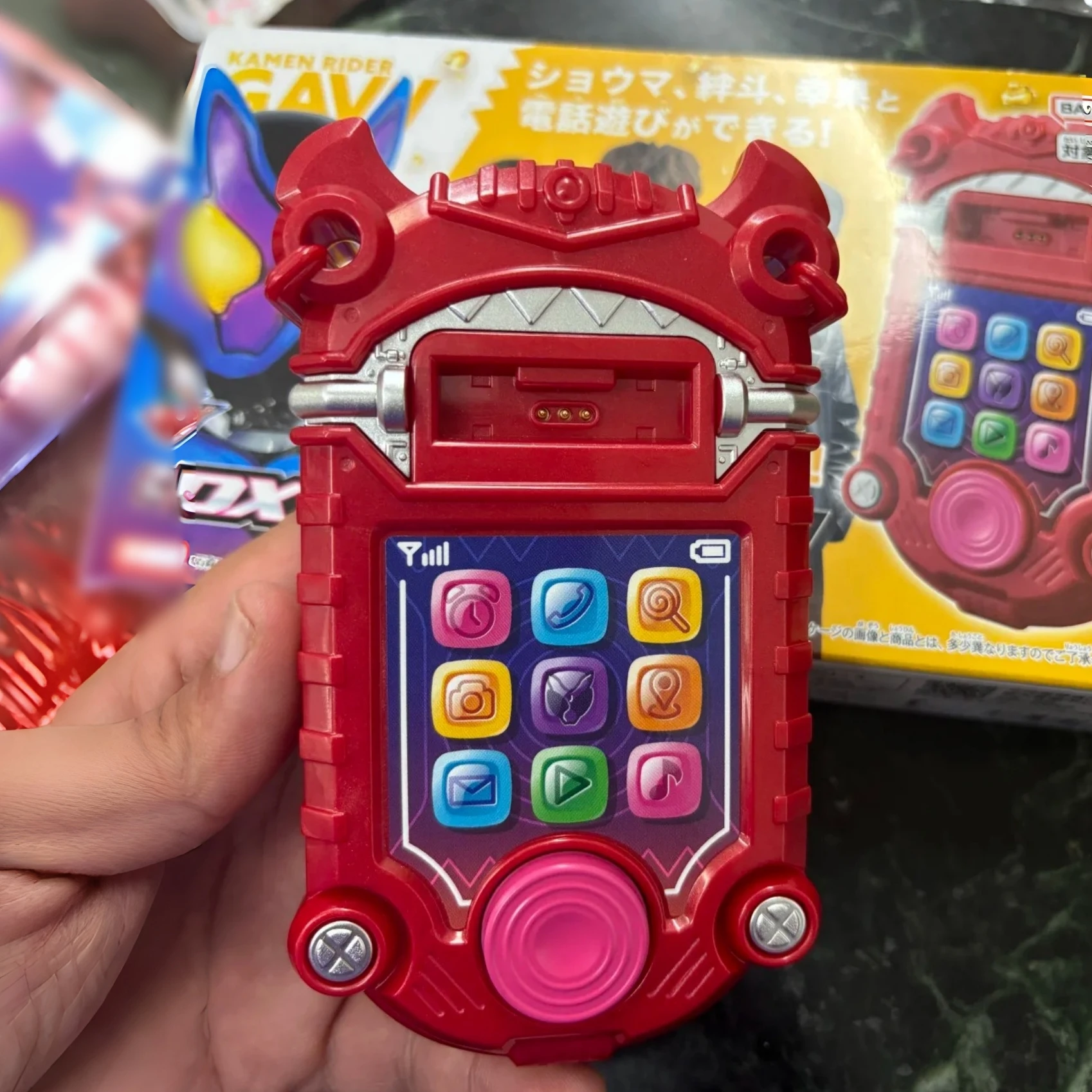 bandai-kamen-rider-gavv-dx-gabela-zyuden-gochizo-zakuzaku-chips-phone-toy-cosplay-prop-anime-collectible-gift