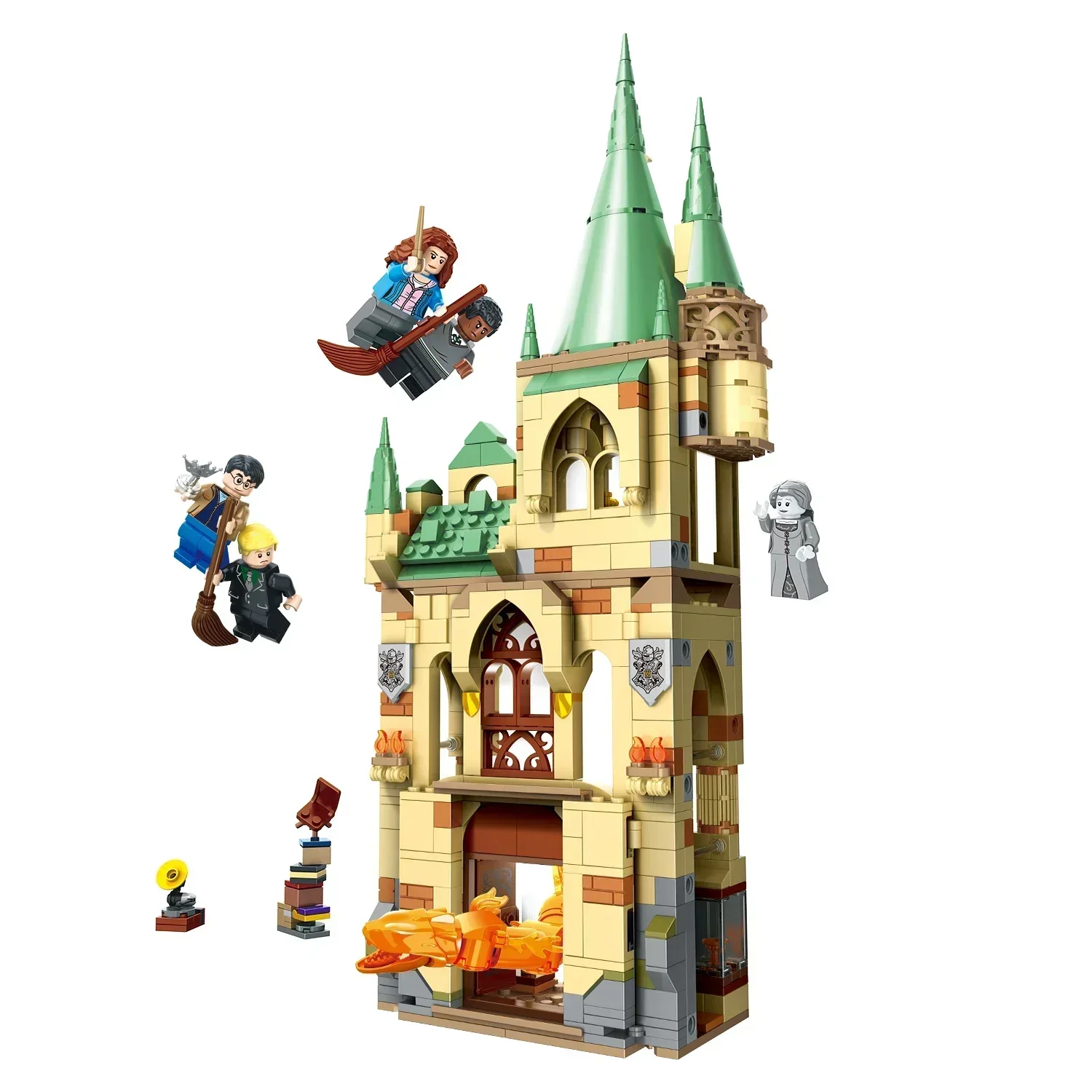 587pcs Creative Expert Movie Dream House Modular Building Blocks Bricks Model Compatible 76413 Moc Kids Toy Birthday Gifts