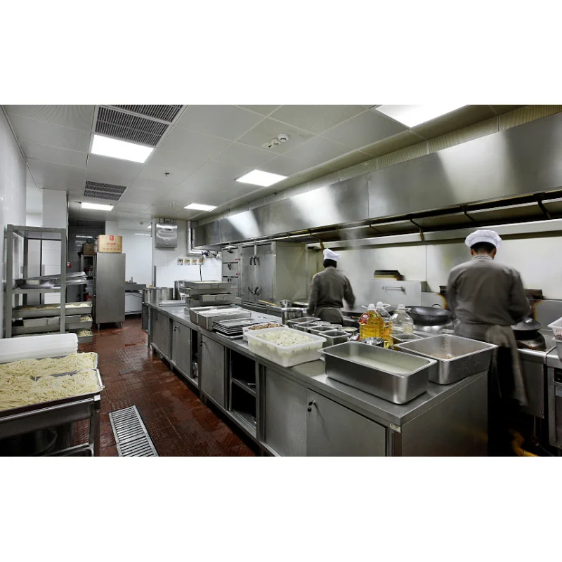 custom.School Company Staff Canteen Complete Kitchen Equipment Solution Canteen Furniture Tables and Chairs