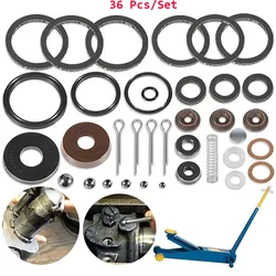 93657 for Lincoln/ Walker Floor Jack Seals, 4 Ton Seal Replacement Kit,Complete Kit for Cylinder Repair