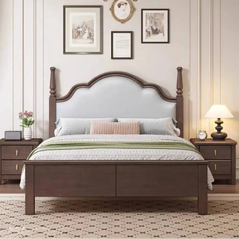 Couples Queen Size Bed Storage Unique Italian Headboards Double Bed Bedroom Frames Modern Letto Matrimoniale Home Furniture