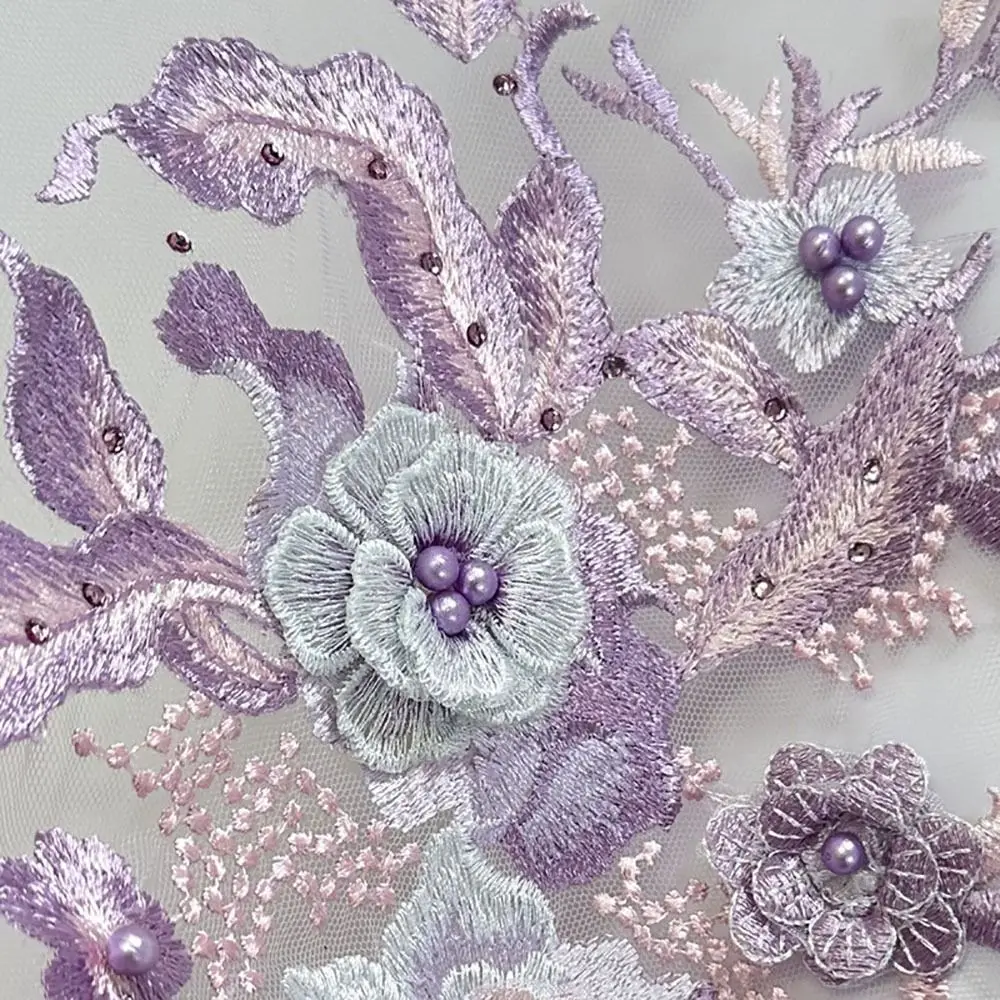 Parches bordados con lentejuelas, parches florales bordados DIY, parches de lentejuelas, disfraces de escenario