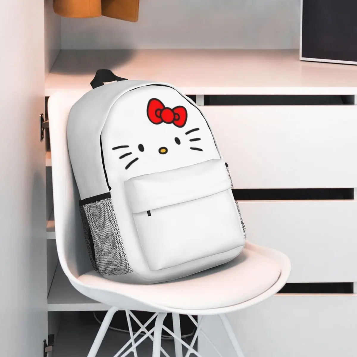 Hello Kitty Compact 15-Inch Backpack - Stylish Lightweight Bag Perfect for Students and Commuters