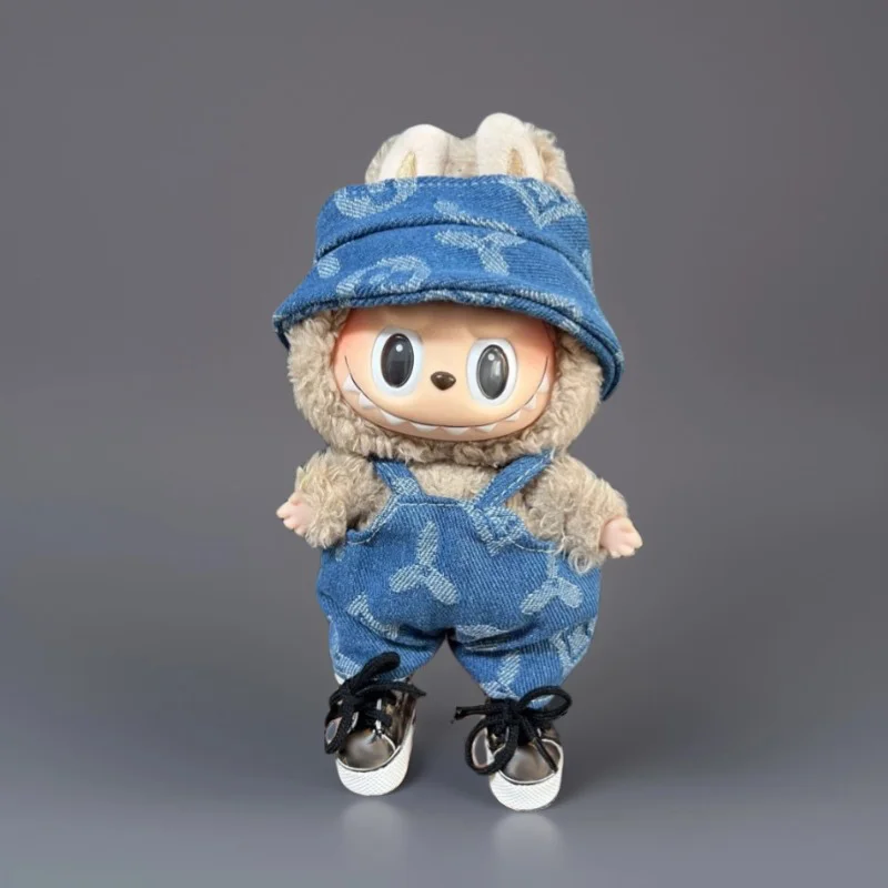 ミニ人形アクセサリー 17 センチメートル Labubu 服 V1 V2 衣類アクセサリーセットギフト