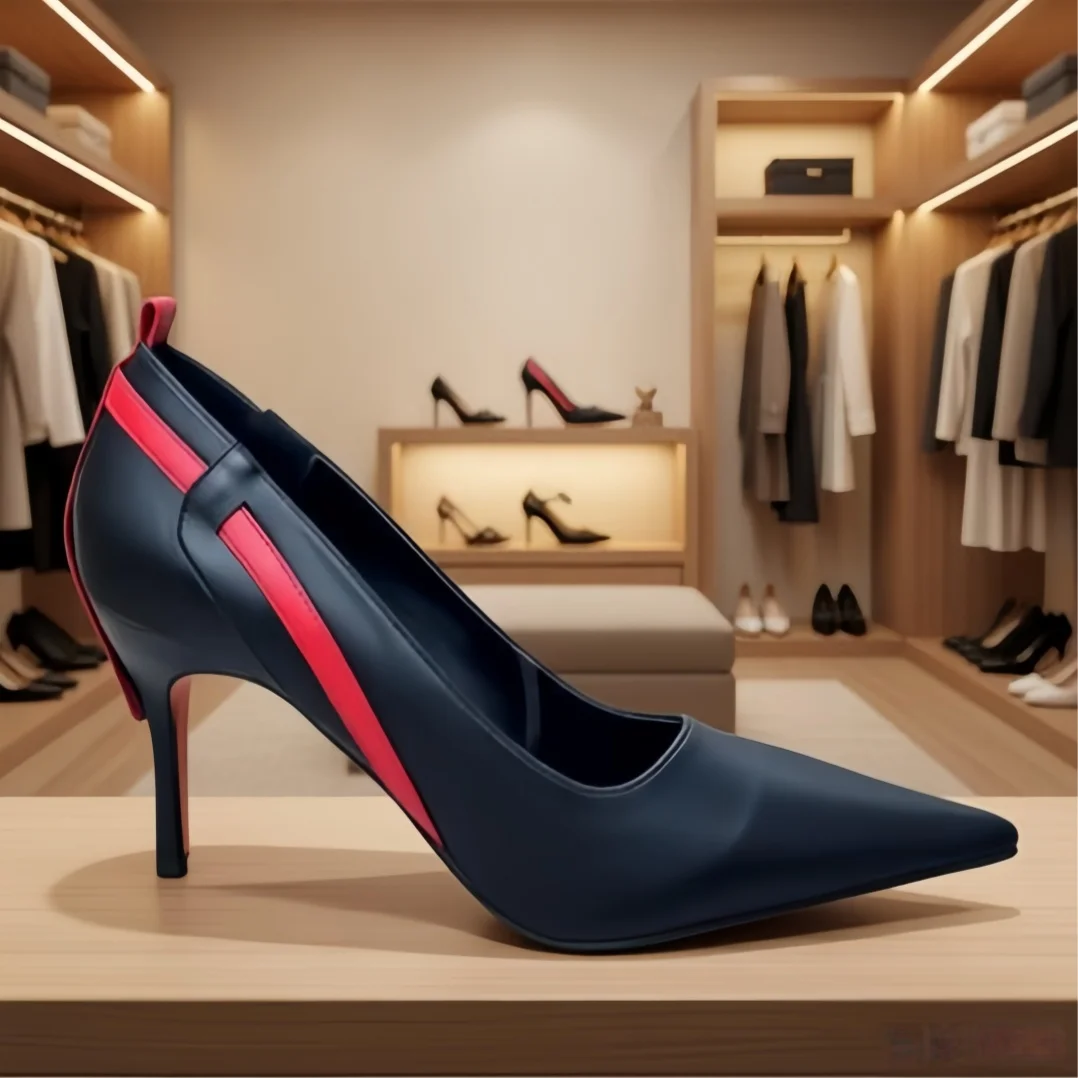 Escarpins de créateur sexy pour femme, chaussures de soirée à strass, élégantes, à rivets, talons hauts inspirés du design, pour la mode féminine