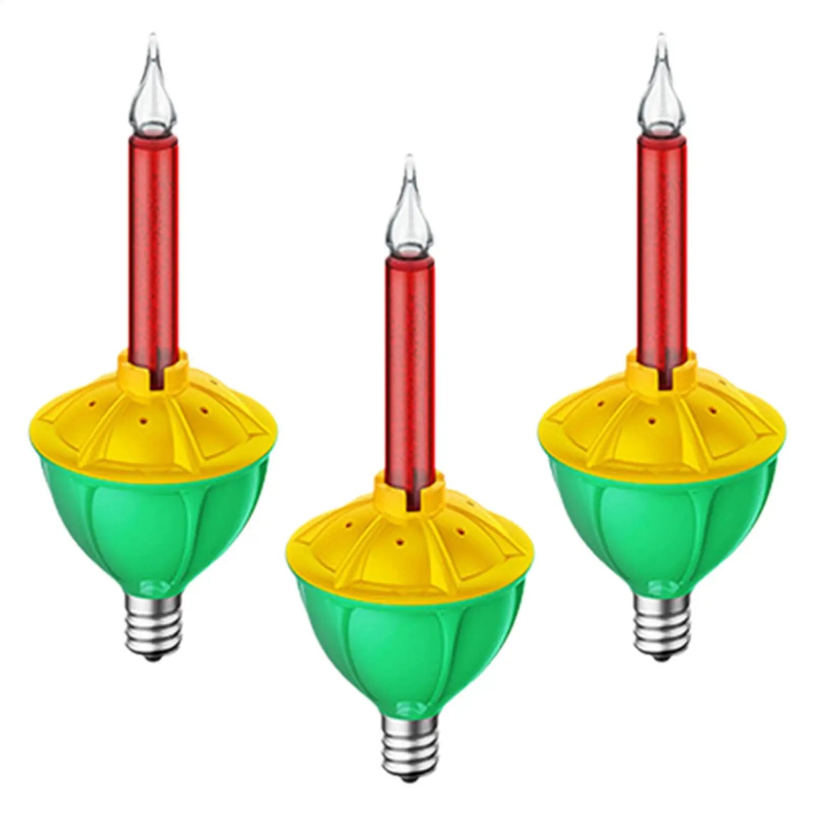 Multicolor Christmas Bubble Lights Novelty Lights Traditional Christmas Bubble Light 3pcs Replacement Bulbs Red Blue Classic