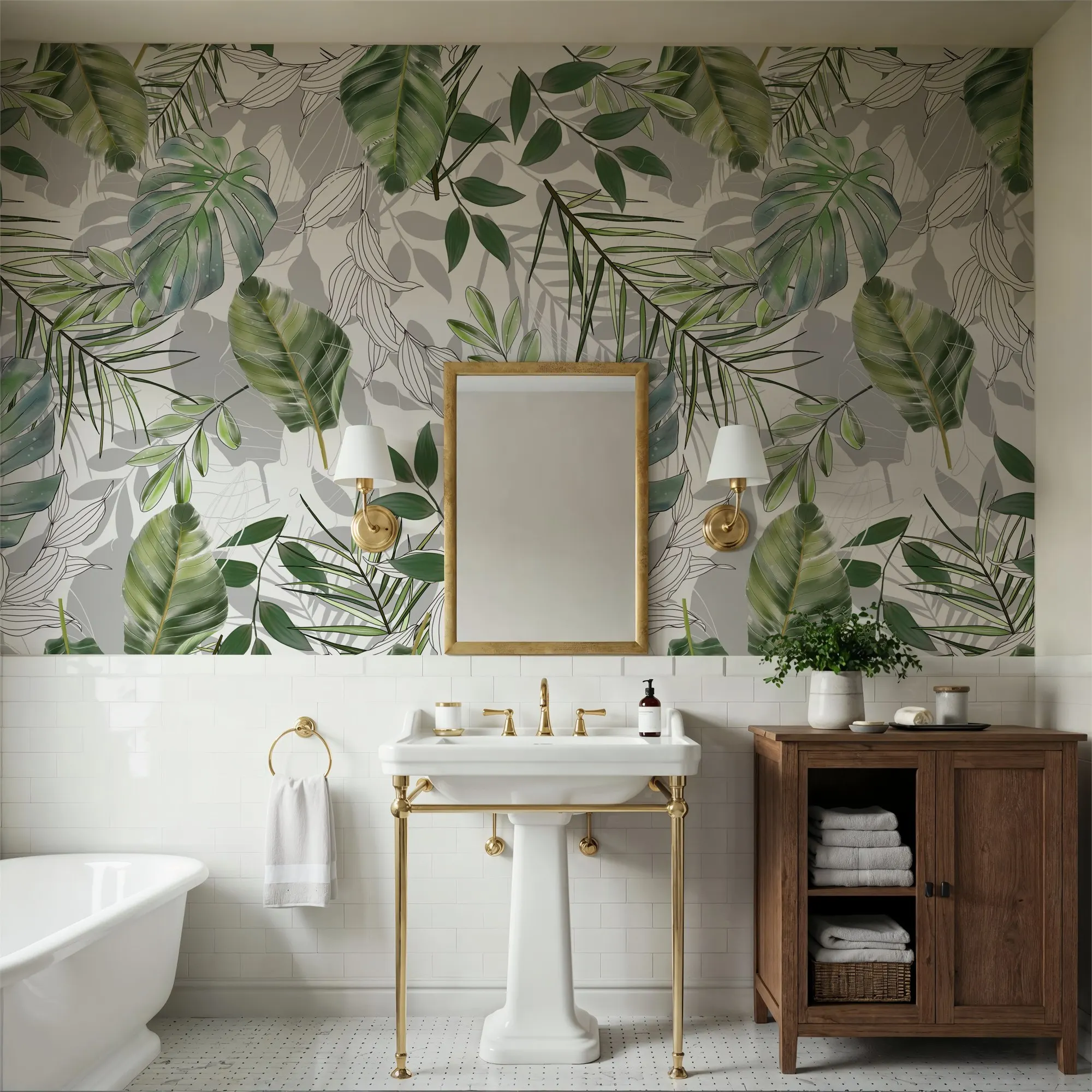 Fall Winds Ahead Custom Wallpaper Wall Mural for Living Room