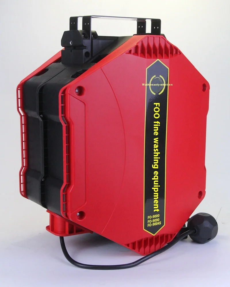 

FOU 4S Shop Combination Drum Car Wash High Pressure Water Air Drum Dual Tube Electric Drum Dual-use Foam Hose Reel ABS Material