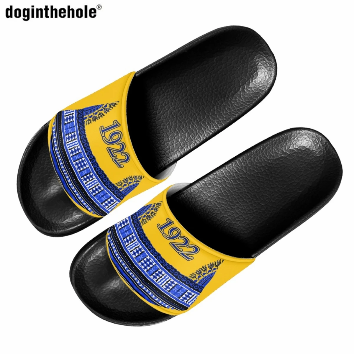 Doginthehole Sigma Gamma Rho Sorority Summer Slippers for Ladies Fashion Lightweight EVA Non-Slip Slippers Men's Beach Sandals