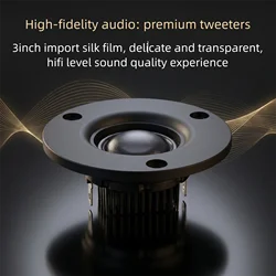 HIFIDIY LIVE 2.5~3 Inch Tweeter Speaker Unit Neodymium Silk membrane 6 OHM 30W Aluminum radiator ATreble Loudspeaker NE74A/70/66