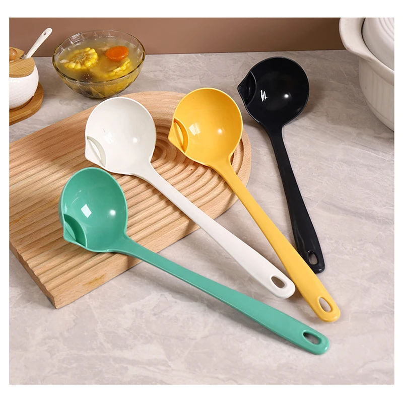 Filter For Kitchen Item Gadgets Ladles Skimmer Spoon Strainer Kitchen Scoop Kitchen Novel Accessories Soup Fat Oil Separator