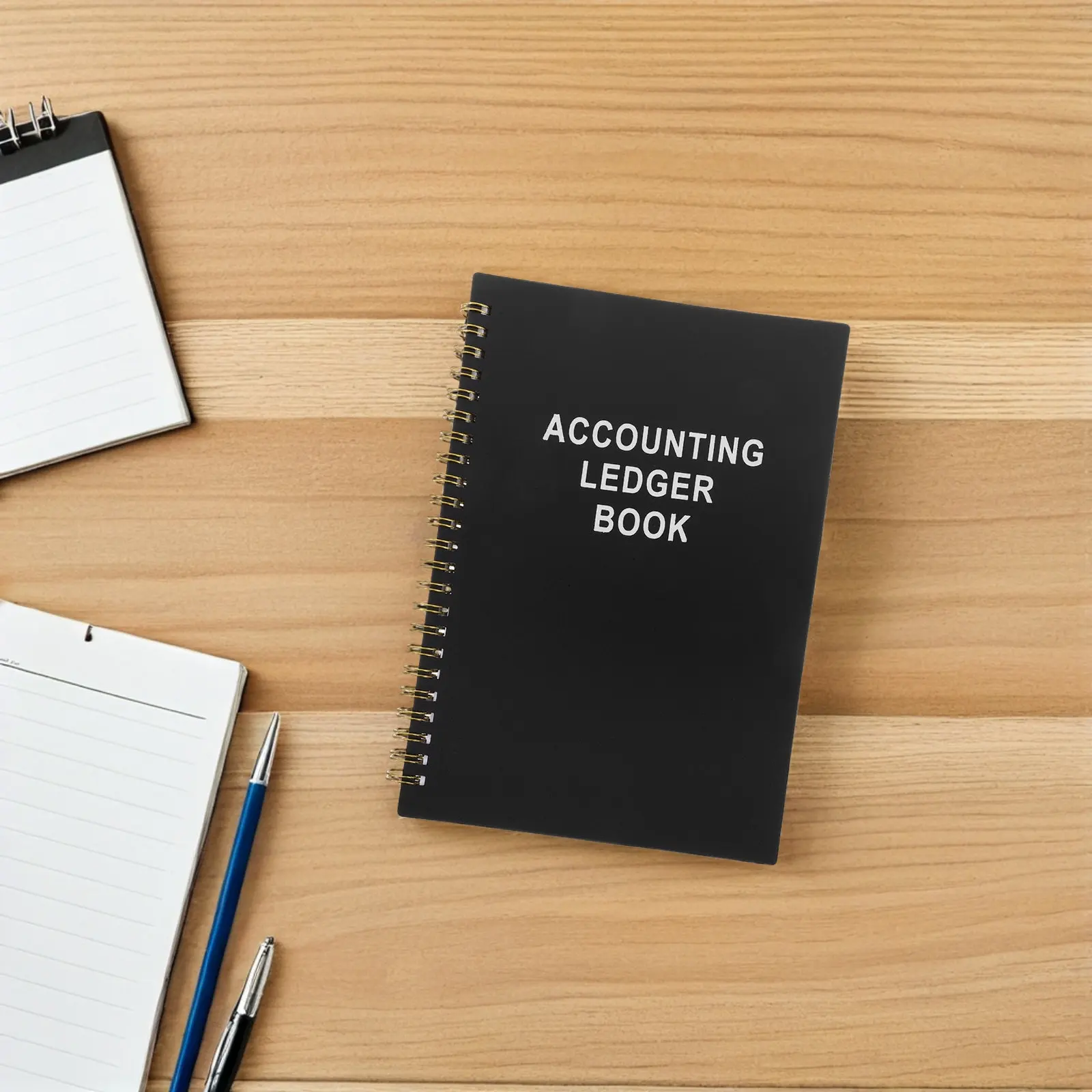 Accounting Ledger Book 8.5x6 Spiral Bound Expense Tracker Notebook Income Expense Log Journal Personal Finance Small Business