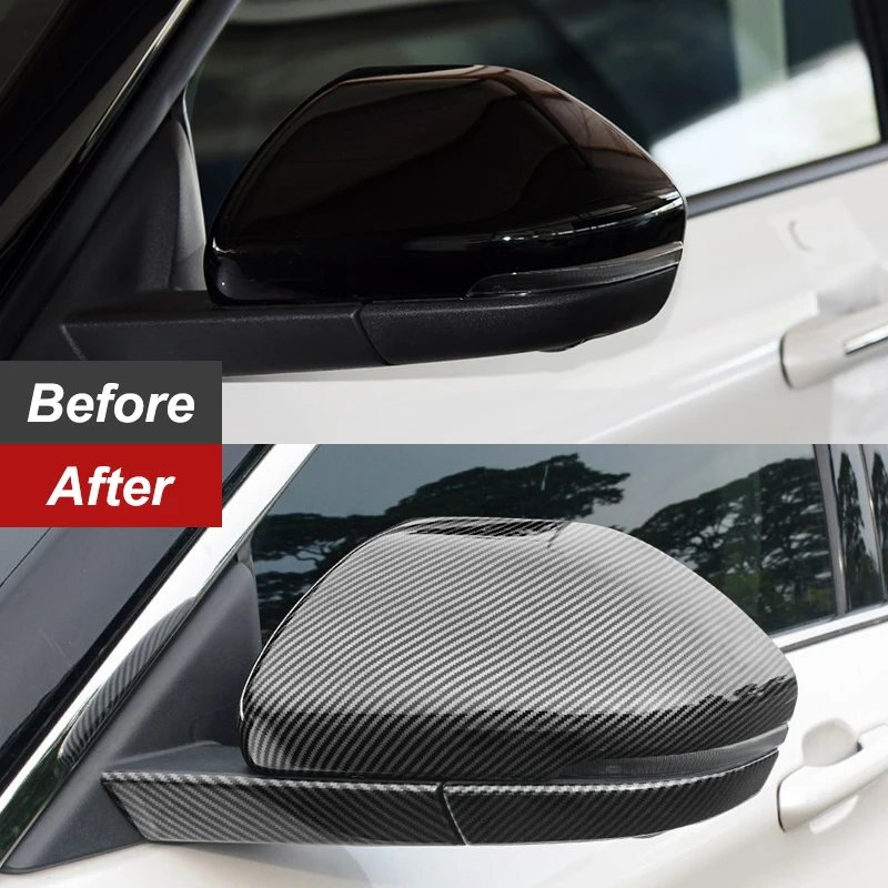 For Ford Explorer 2020 2021 2022 2023 Rear View Mirror Protection Covers And Eyebrow Shield Trim Sticker Car Styling Accessories