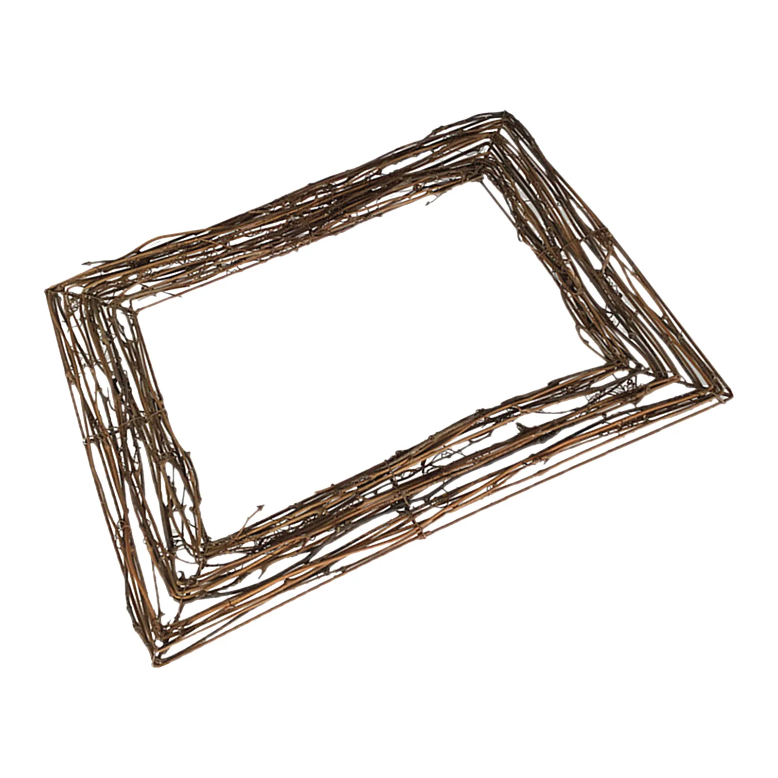 

1Pcs Handwoven Natural Rattan Wreath Base Vine Branch for DIY Floral Garland Wall Door Decoration Wreath Base Decoration Prop