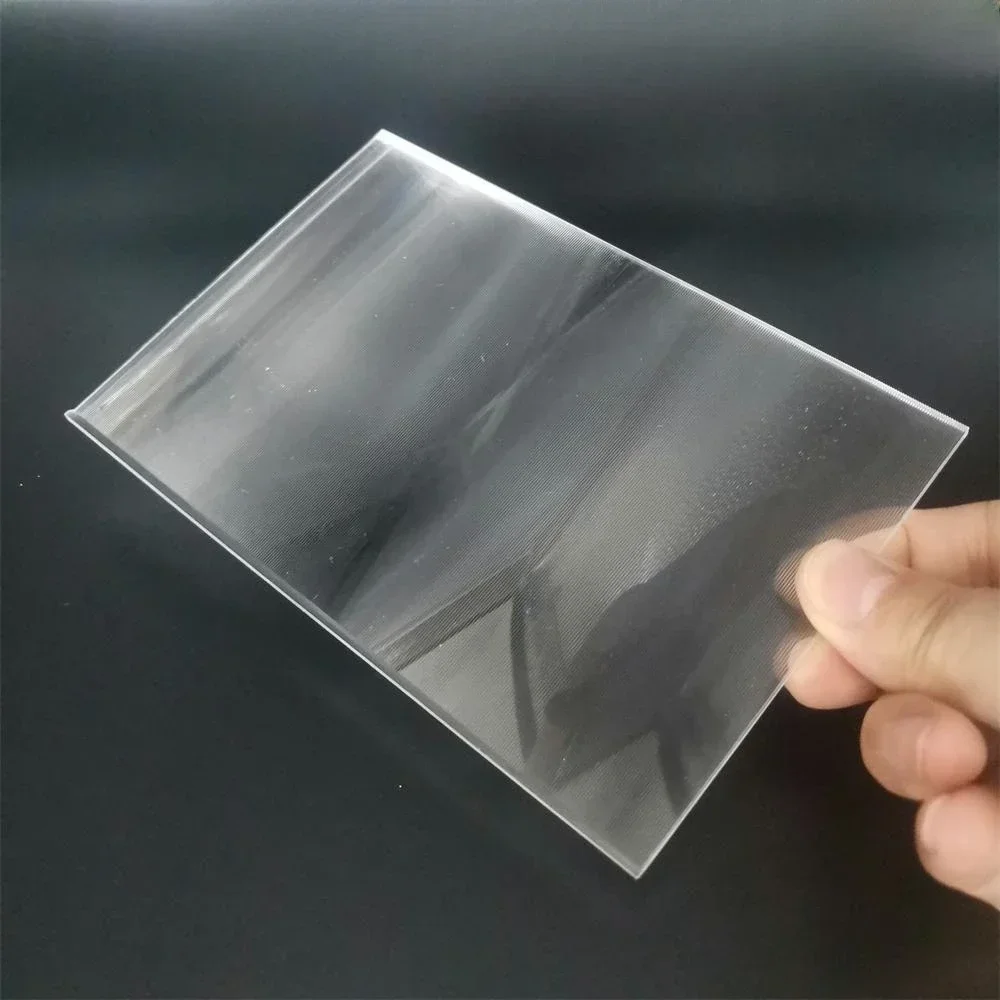 120X300F300mm / 200X200F80 Linear Fresnel Lens Line Length 120mm / 200mm Strip Light Optical PMMA Condenser