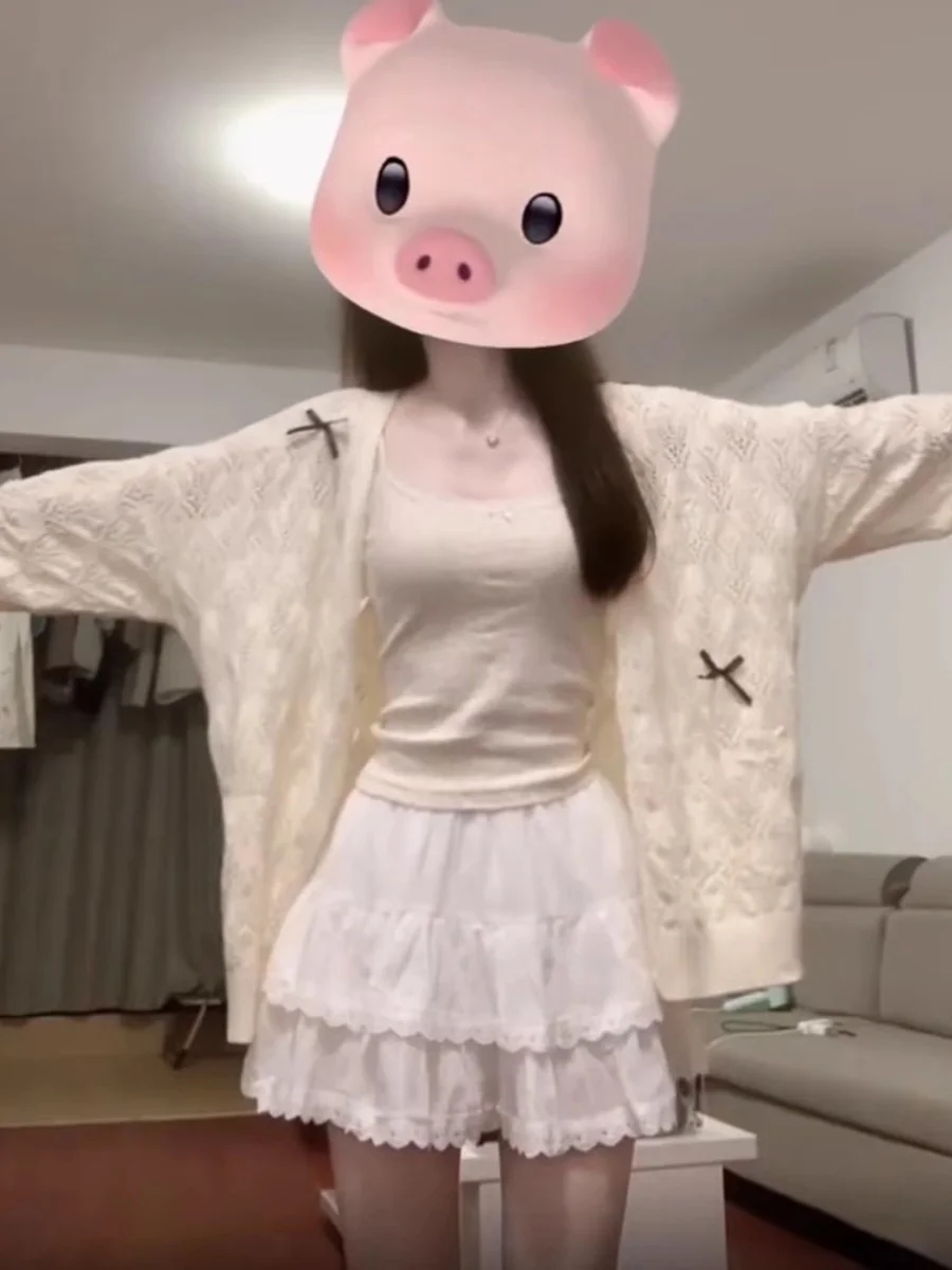 

Women's Hollow out Thin Knitted Cardigan Spring 2025 New Sun Protection Cover up Top oulder Wrap Outerwear Commute Sle