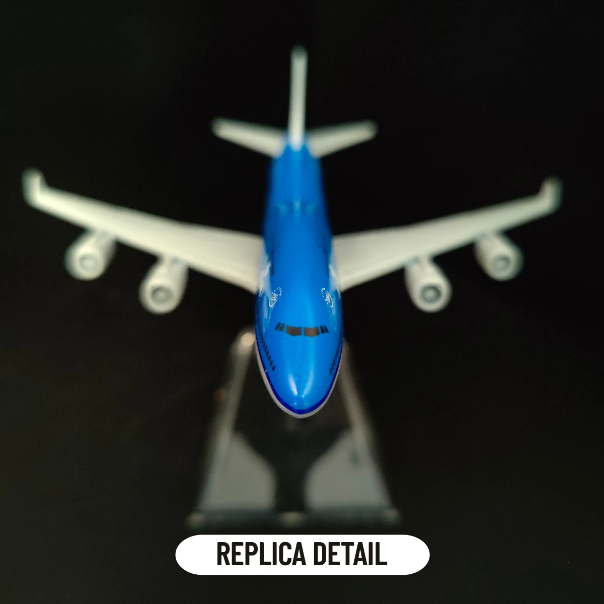 Scale 1:400 Metal Aircraft Replica 15cm KLM Royal Dutch B747 Boeing Airbus Airplane Model Miniature Xmas Gift for Boy Girl