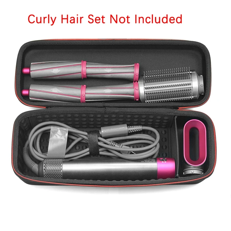 Estuche rígido para secador de pelo Dyson Airwrap supersónico, estuche rígido de almacenamiento de viaje, accesorios para secador de pelo, estilizador completo