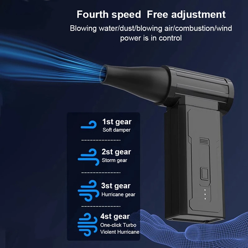 ABKR-مروحة نفاثة توربو صغيرة 130000   RPM 35M/Sturbo مروحة عنيفة محرك بدون فرش منفاخ هواء قوي مع مروحة قناة عالية السرعة