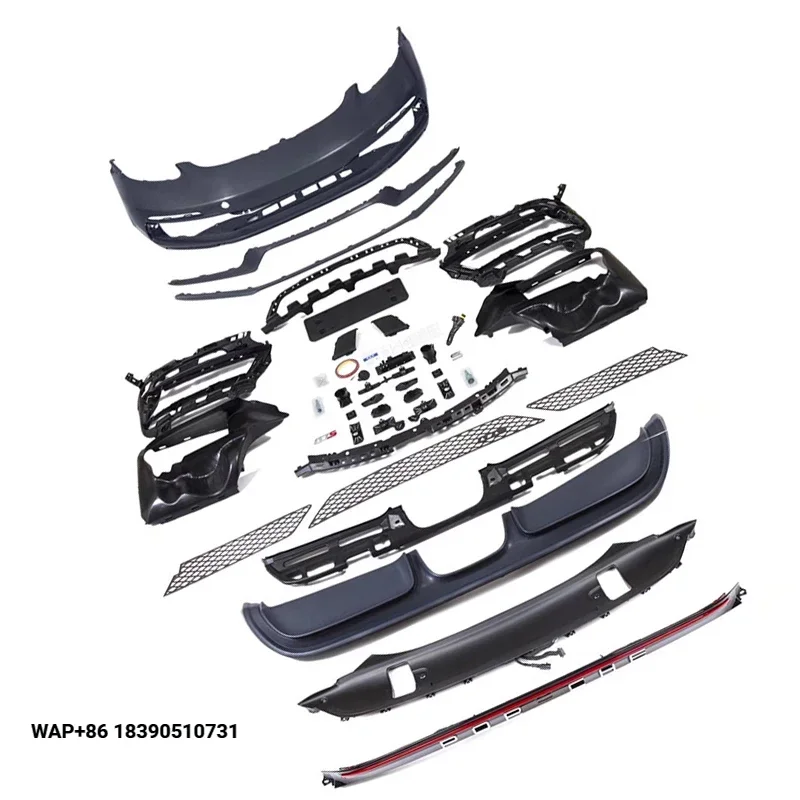 

Front Bumper Rear Diffuser Rear LED Light Tail Lamp Body Kit for Cayman 718 BodyKit Upgrade to GTS Style