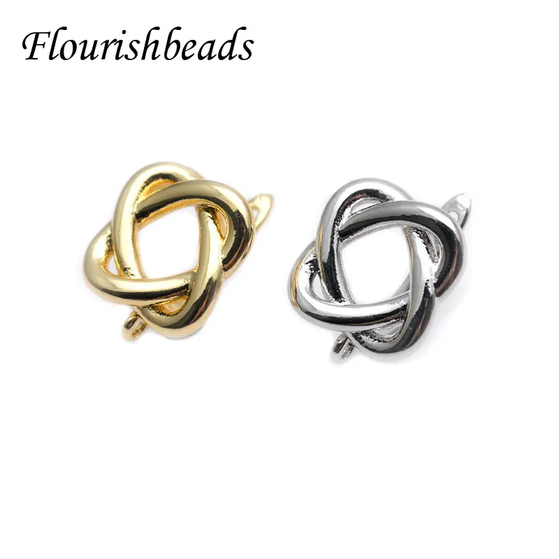 

New Arrived Metal Brass Knot Flower Shape Earring Hooks for Nickel Free Jewelry Making Supplier 30pcs/lot